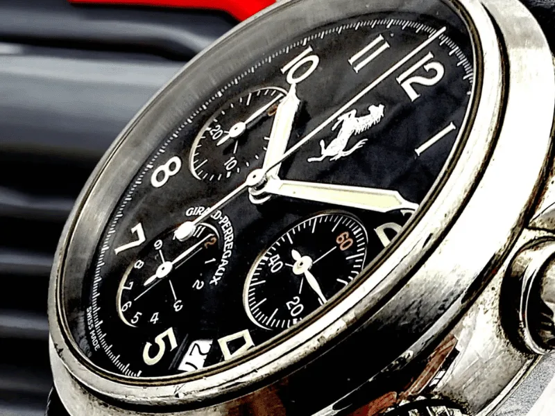 Ferrari por Girard-Perregaux Sports Classique Cronógrafo 8021 - Imagem 2